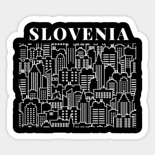 Travel building slovenia Sticker